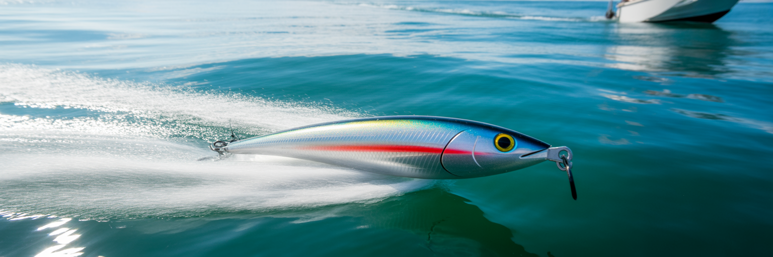 High-speed trolling lure for wahoo fishing.
