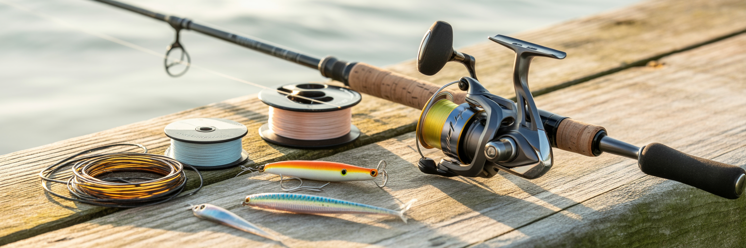 Inshore saltwater fishing gear and tackle