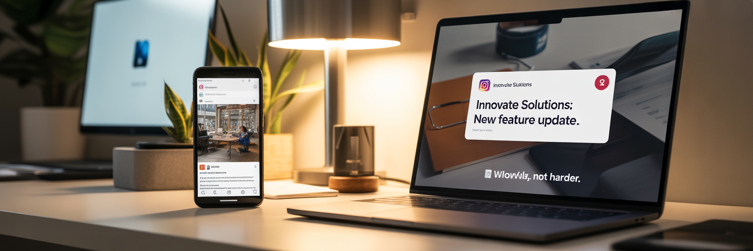 Integrated digital marketing across devices.