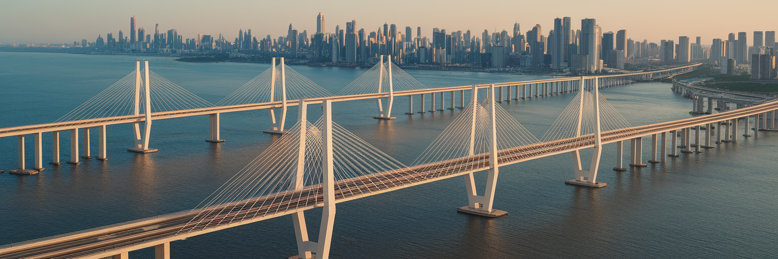 Interconnected bridges of different styles