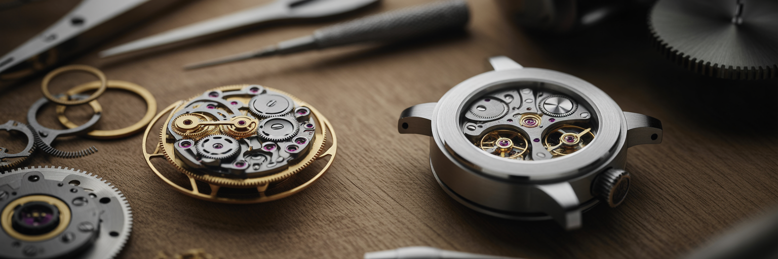 Intricate watch components symbolizing safety systems.