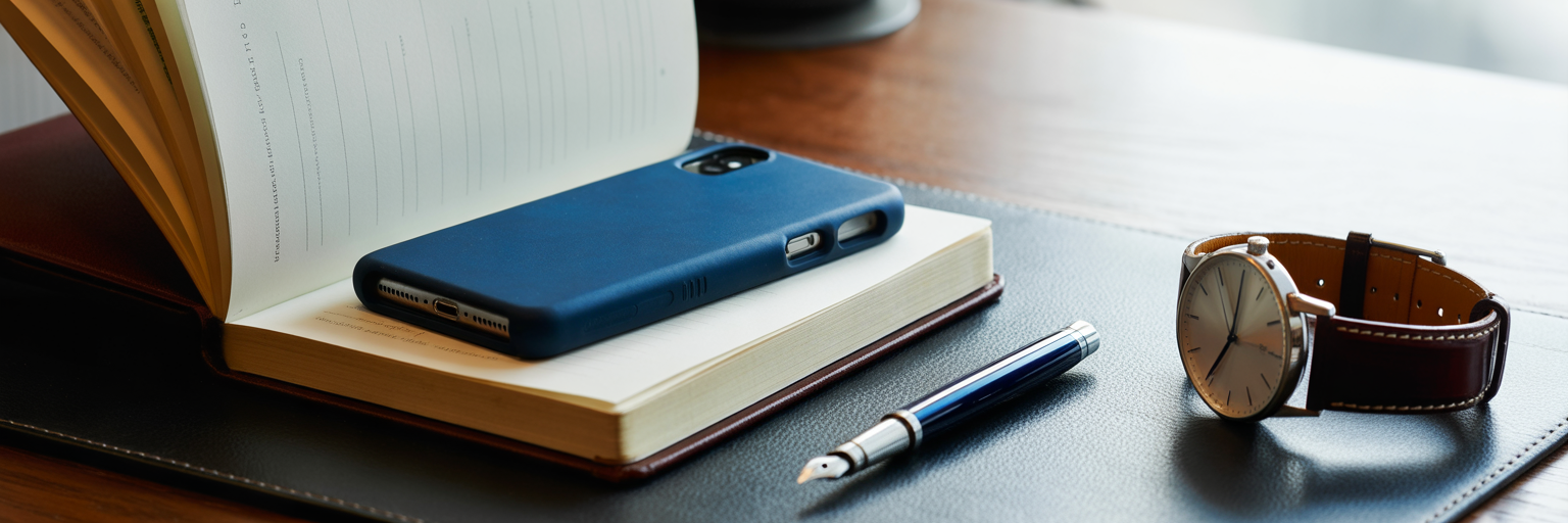 iPhone case with luxury personal accessories