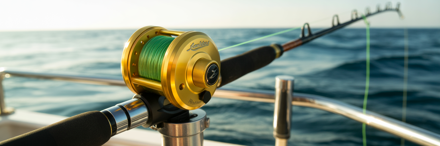 Lever-drag reel for big-game fishing