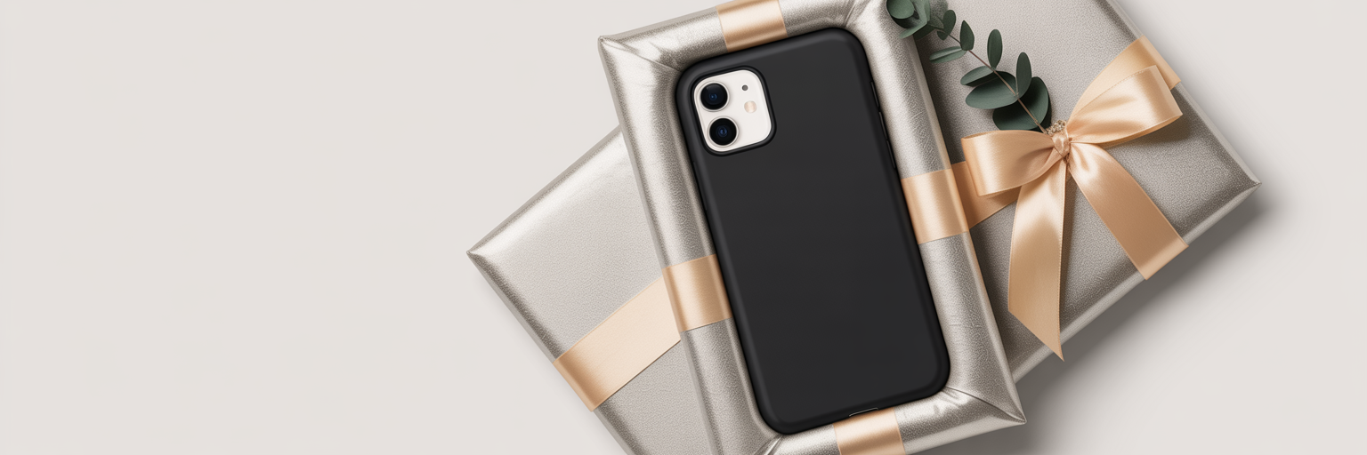 Luxury rectangle iPhone case as a stylish gift.