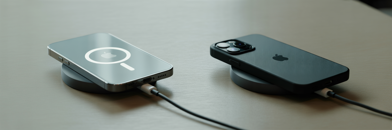 MagSafe charger with compatible case