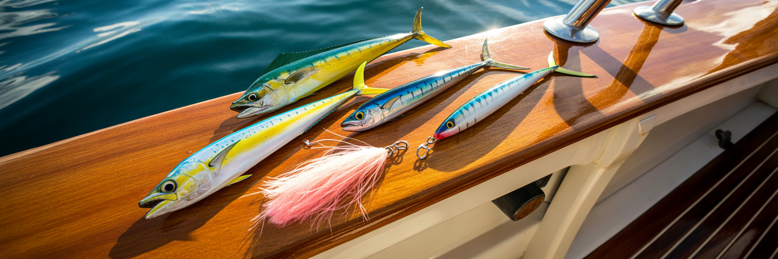 Mahi mahi trolling lures and baits