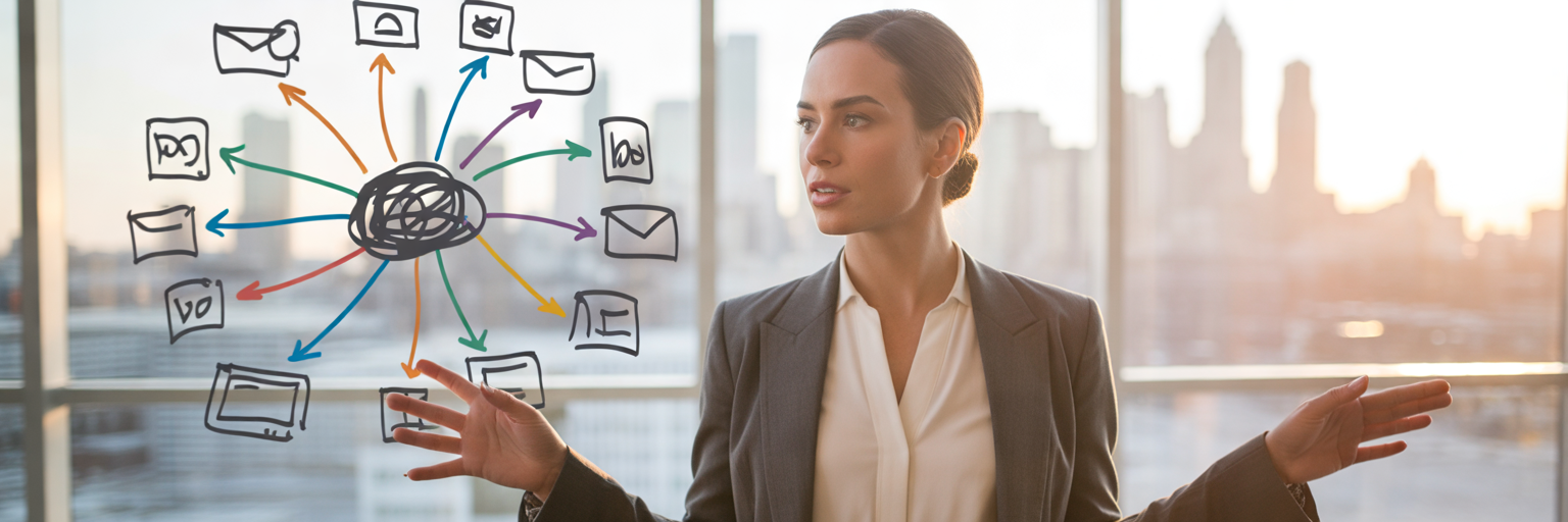 Manager planning content distribution strategy