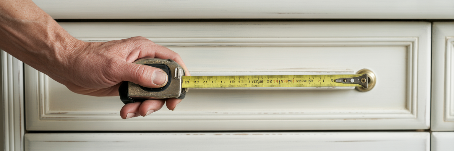 Measuring center-to-center hole spacing