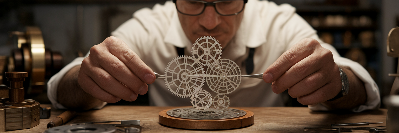 Mécanisme d'horlogerie s'auto-assemblant avec précision