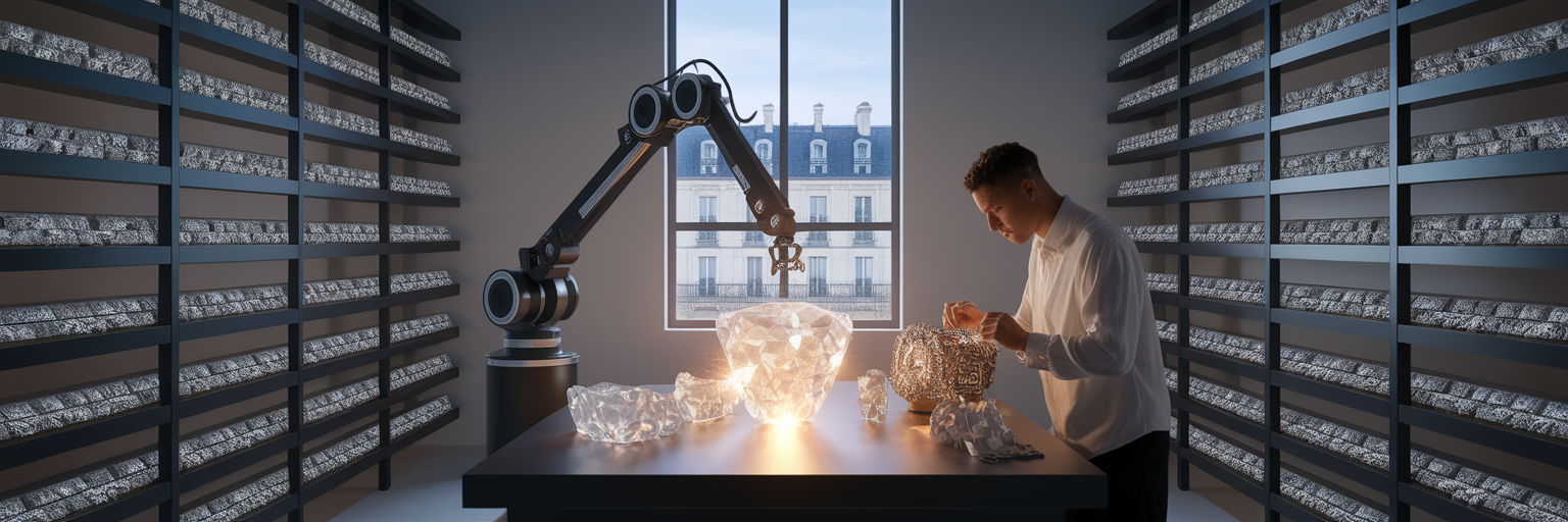 Métaphore visuelle du processus RAG en IA.