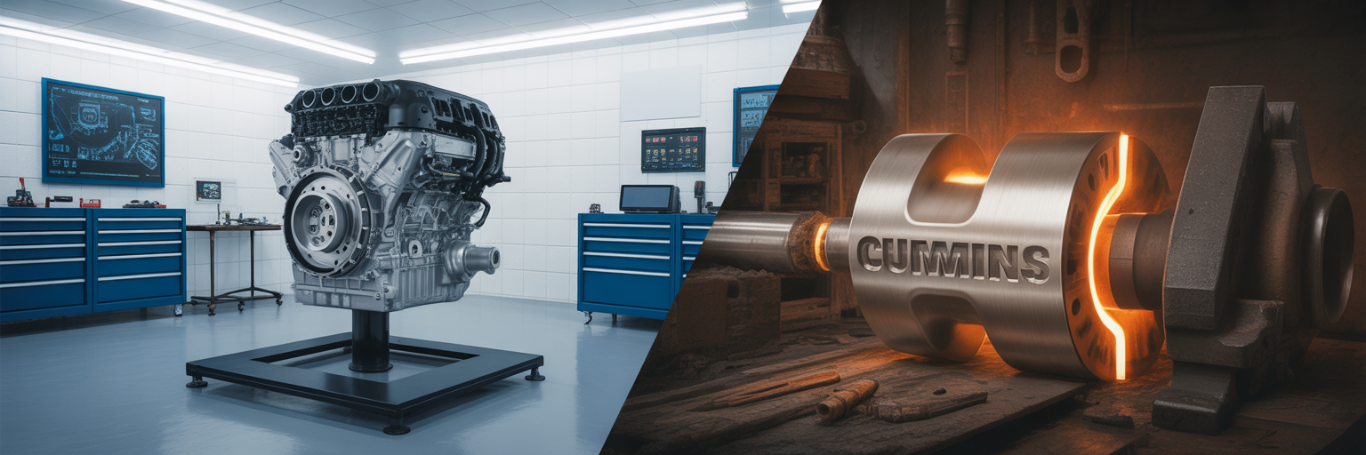 Metaphorical comparison of V8 and inline-6 engines.