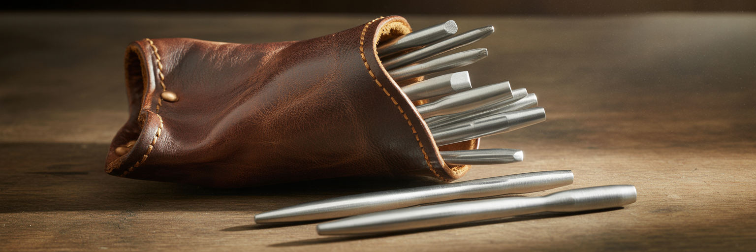 Metaphorical image of multiple tools crammed into one pouch.