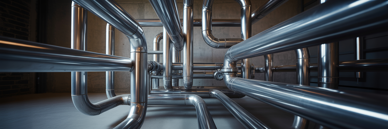 Metaphorical image of vasoconstriction in pipes.