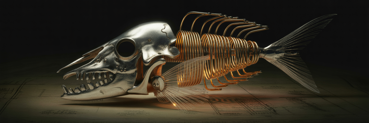 Metaphorical view of slingjaw wrasse jaw mechanics.
