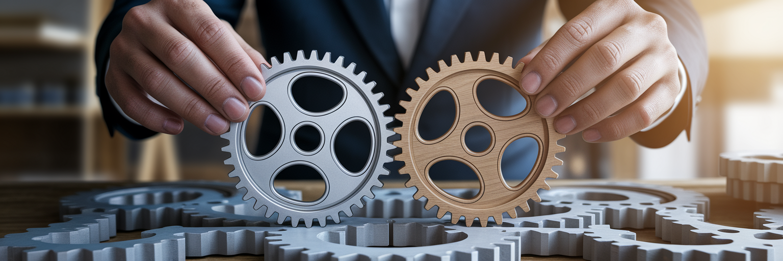 Modèle hybride de stratégie de formation IA.