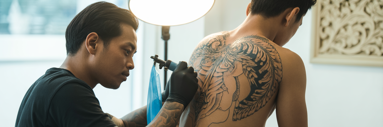 Modern Javanese Parang tattoo design.