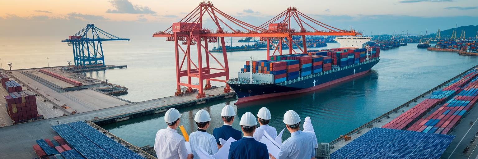 Modern port infrastructure in an emerging economy