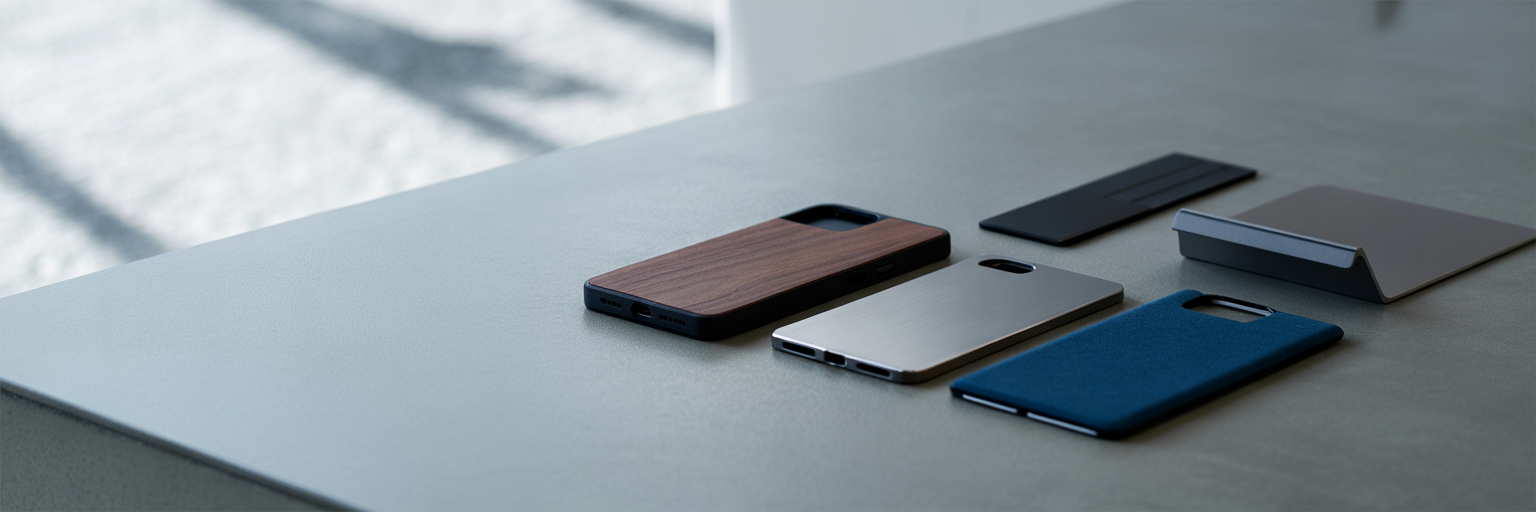 Modular phone case with interchangeable backplates.