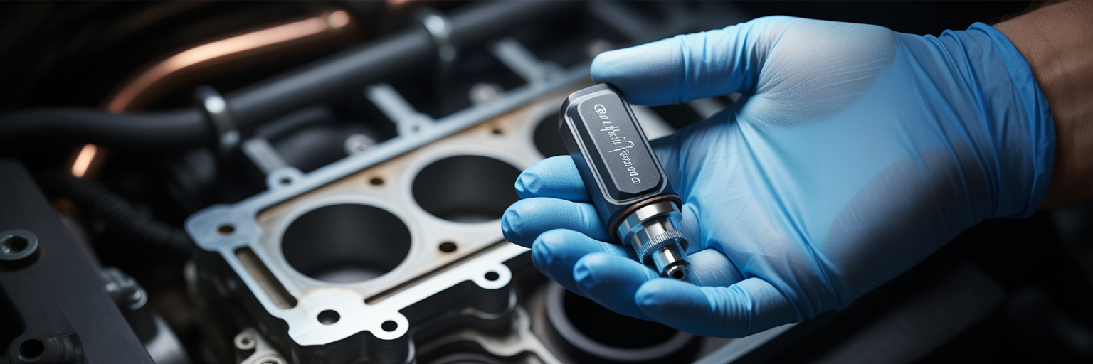 New crankshaft position sensor for car engine.