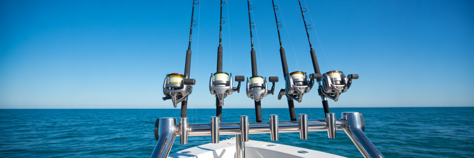 Offshore fishing rods and reels