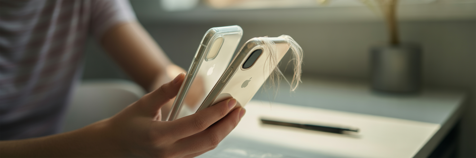 Old worn-out phone case replacement