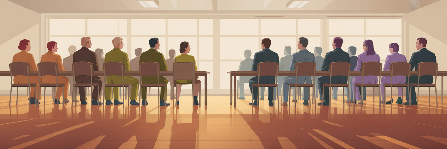 Parents at a divided school board meeting
