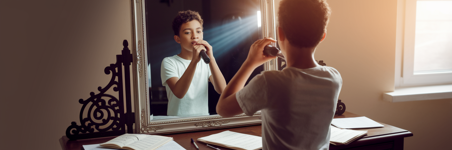 Person defining brand voice sketching ideas.