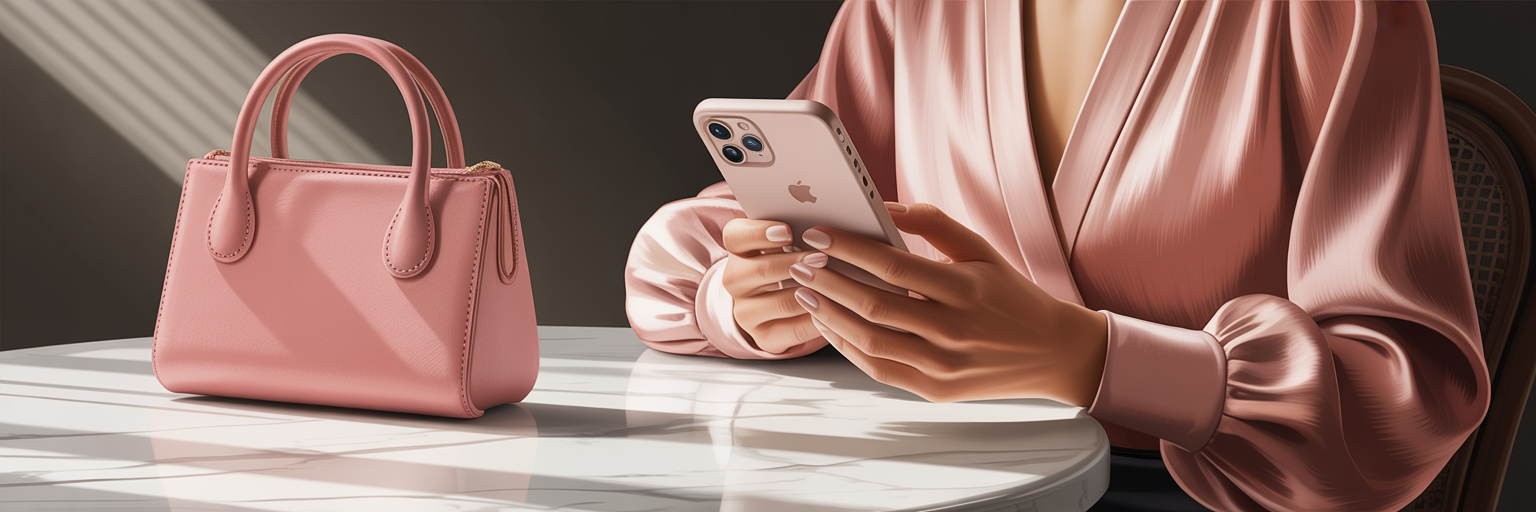 Person holding iPhone in stylish silicone case