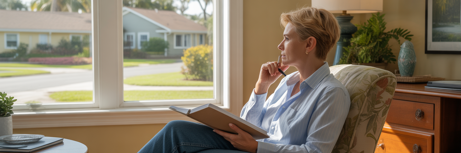 Person journaling in a quiet room