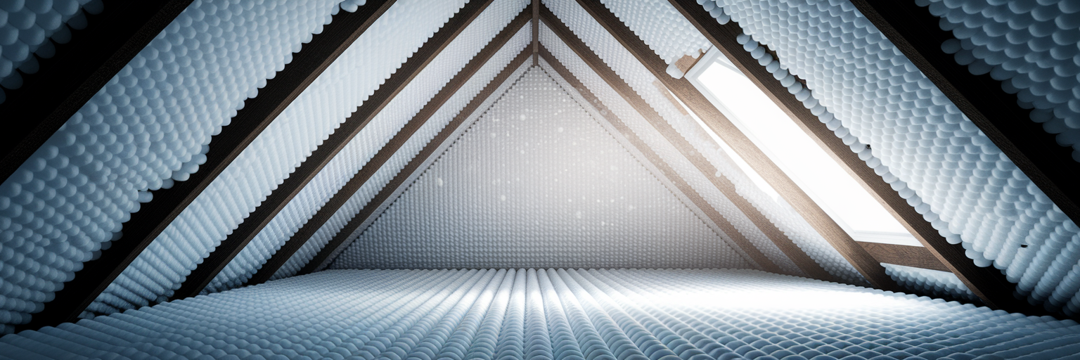 Poddasze ocieplone pianą poliuretanową