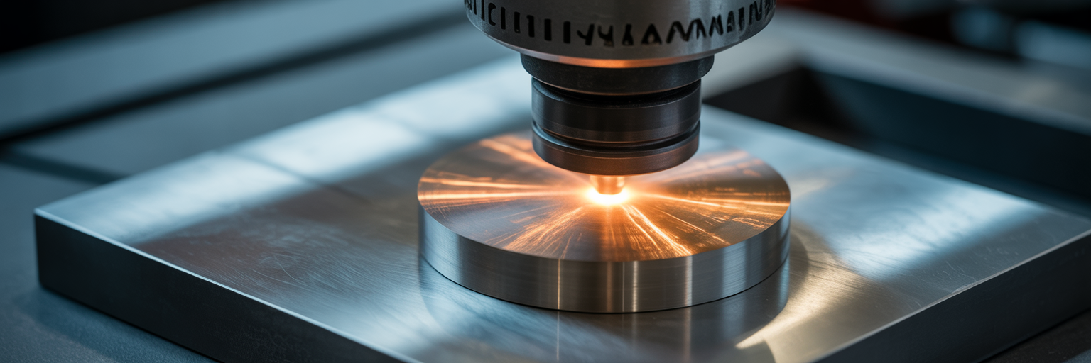 Precision tool applying radiant heat to metal.
