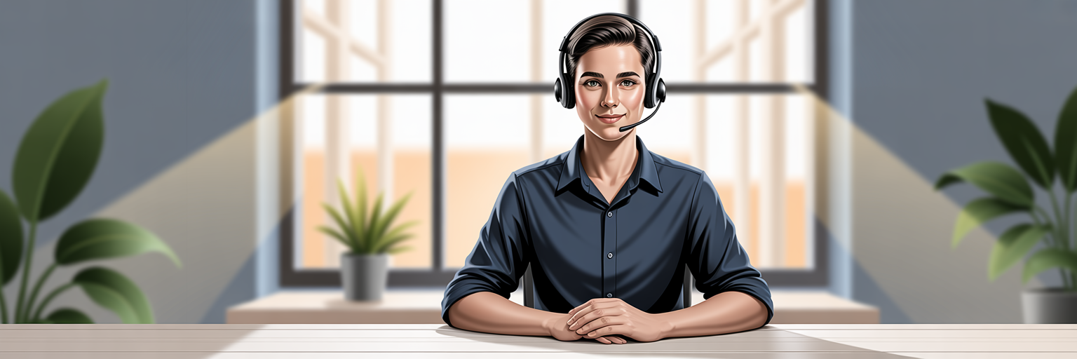 Professional support agent helping with technical issue.