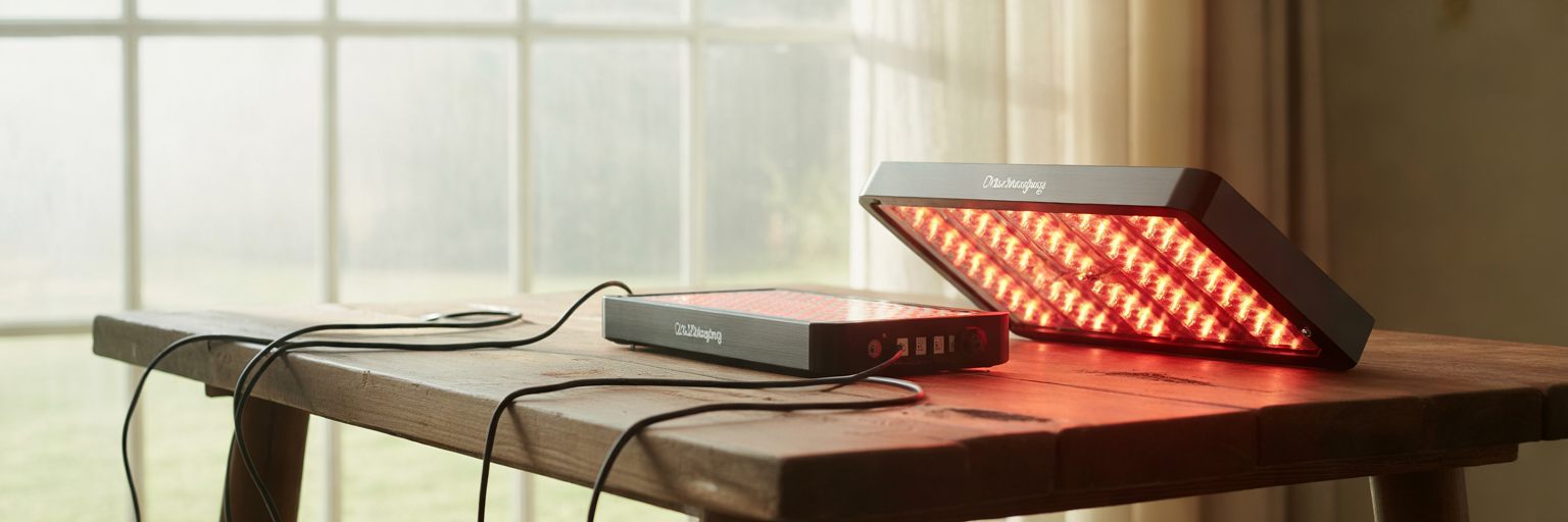 Red light therapy panel lenses