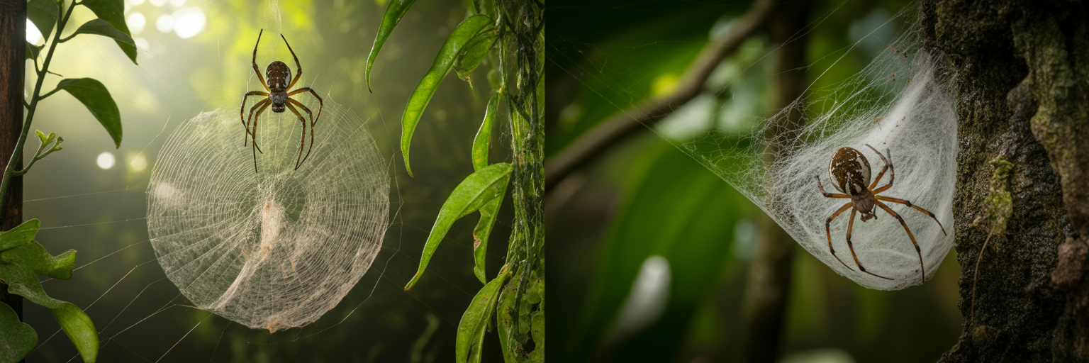 Regional variations in Cyclosa spider decoys