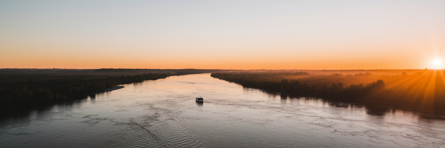 Rio Grande river at US-Mexico border.