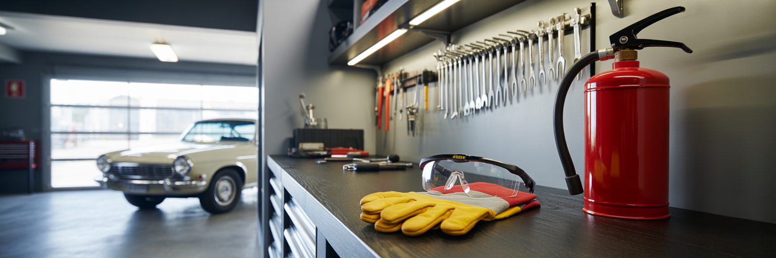 Safety gear for DIY car repair