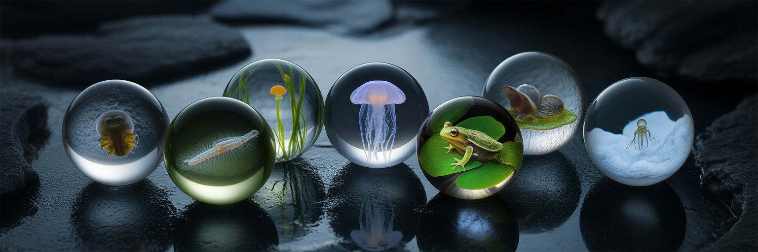 Seven indestructible animals in comparison spheres
