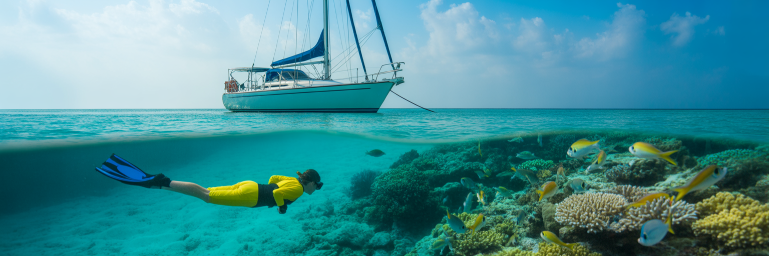 Snorkeling for lobster in Florida Keys