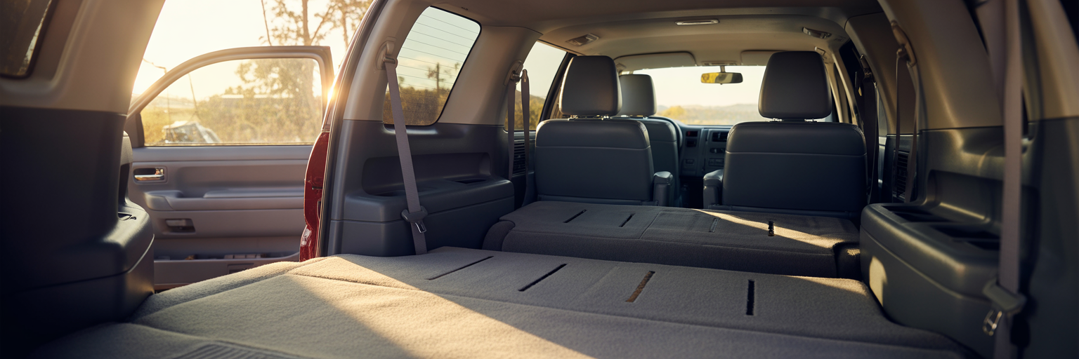 Spacious interior and cargo area