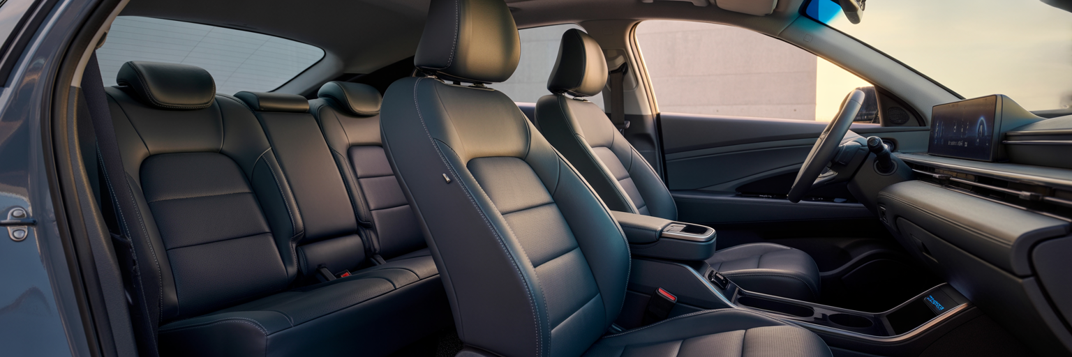 Spacious rear seat of Hyundai Ioniq 6