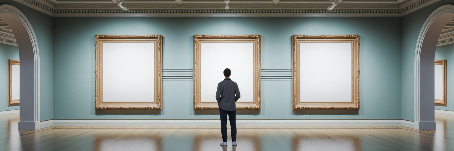 Storytelling sequence across three canvases.