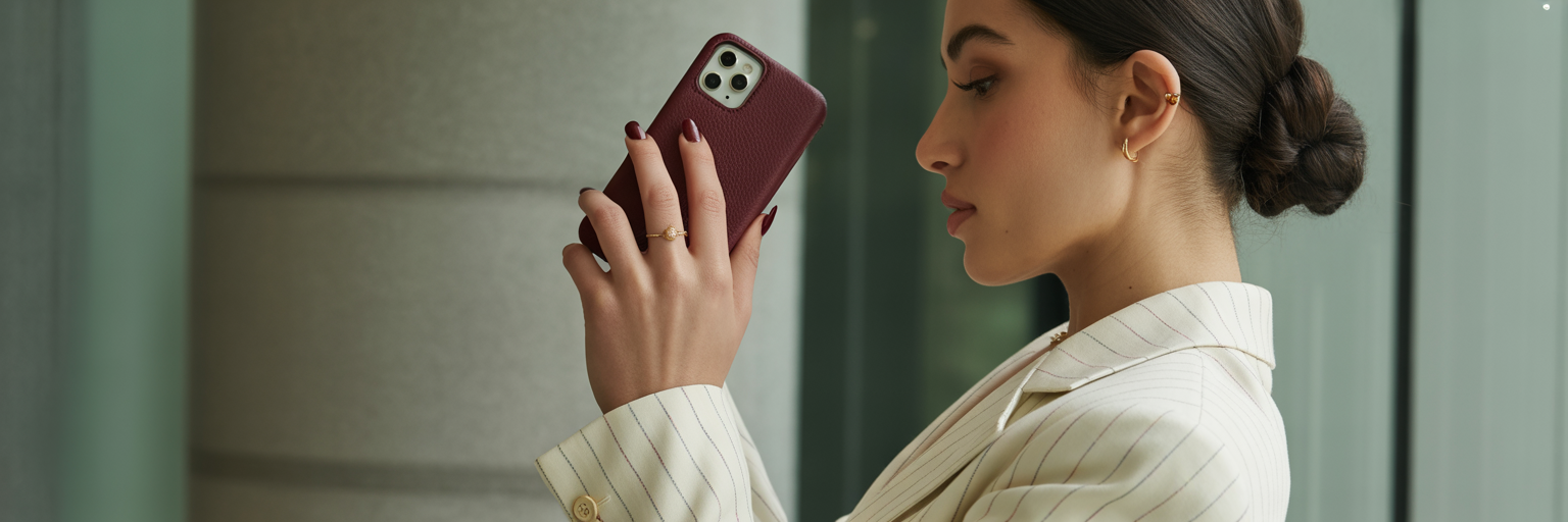 Styling a chic rectangle iPhone case