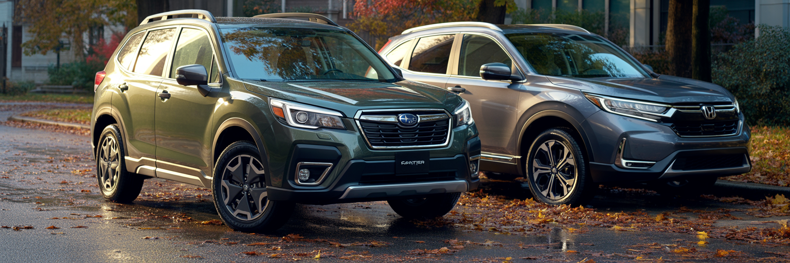 Subaru Forester and Honda CR-V comparison