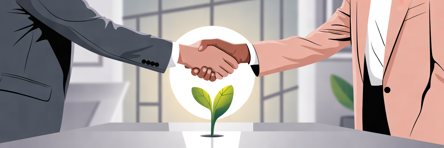 Successful long-term business marketing partnership