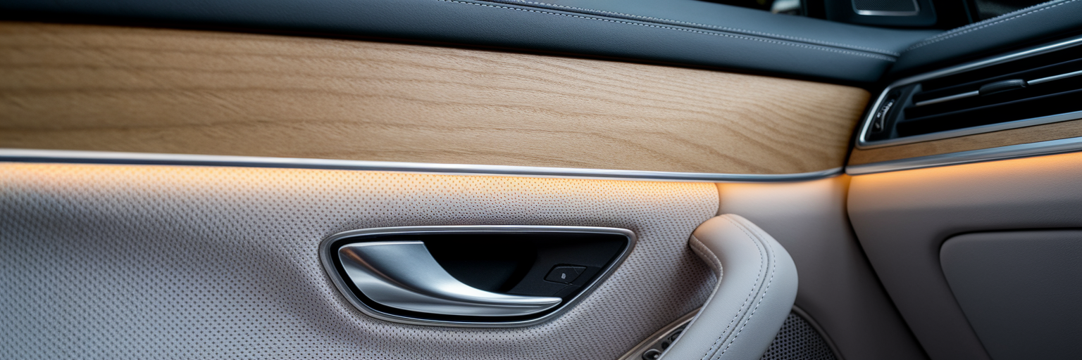 Sustainable luxury car interior materials