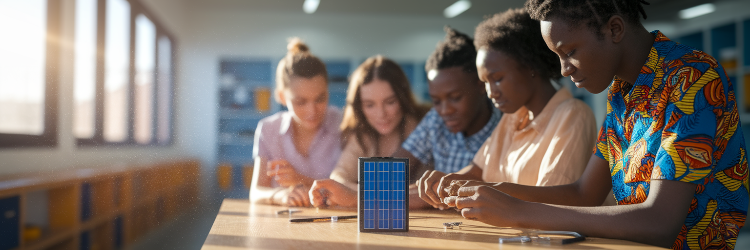 Tanzanian students learning practical engineering skills