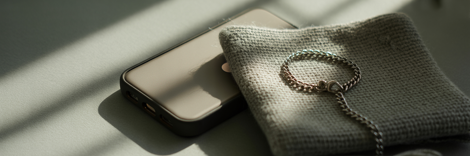 Textured materials for luxury phone cases