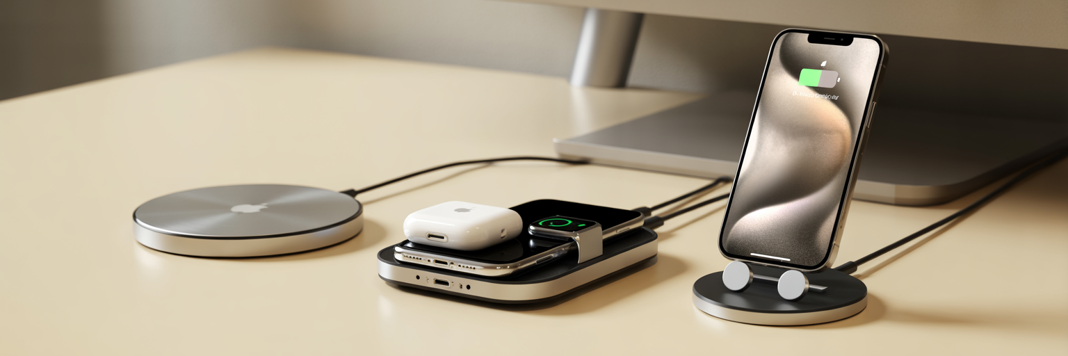Three types of MagSafe chargers