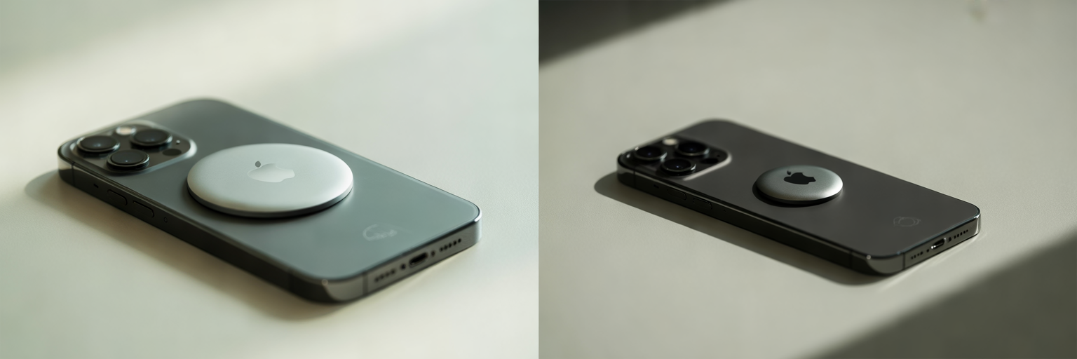 Trackable wallet versus wallet with AirTag