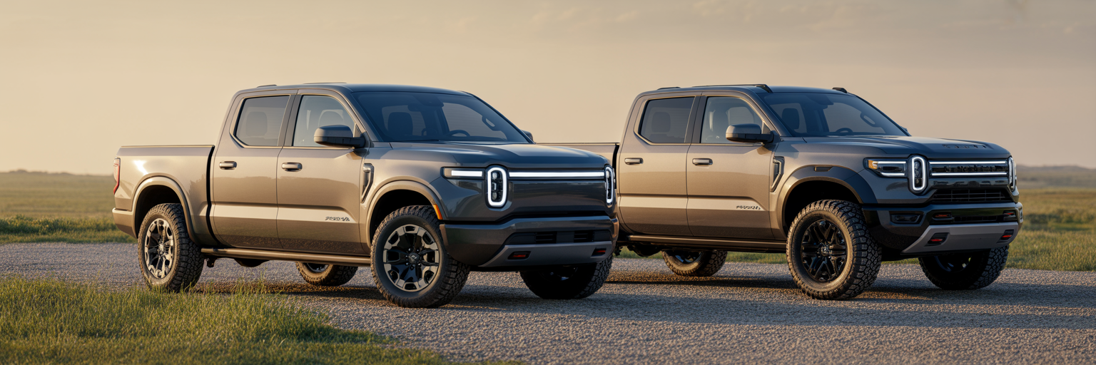 Truck trim level height comparison.